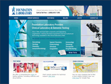 Tablet Screenshot of foundationlaboratory.com